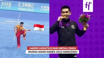 Harris Horatius Akhirnya Raih Medali Emas Wushu Asian Games