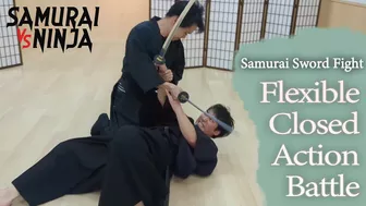 Samurai Sword Fight: Flexible Closed Action Battle | Samurai VS Ninja (English Sub)