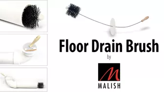 Flexible Floor Drain Brush By Malish