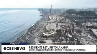 Lahaina residents return home after wildfires