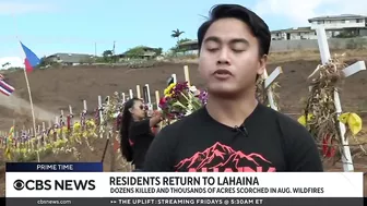 Lahaina residents return home after wildfires