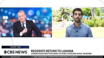 Lahaina residents return home after wildfires