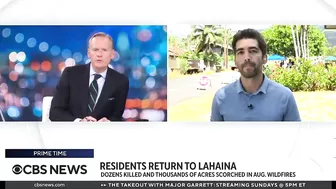 Lahaina residents return home after wildfires