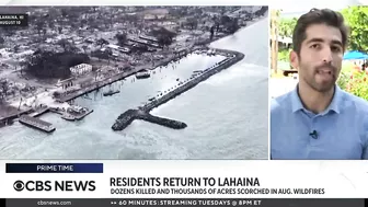 Lahaina residents return home after wildfires