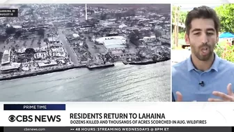 Lahaina residents return home after wildfires