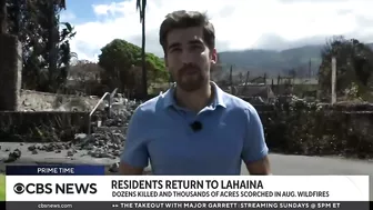 Lahaina residents return home after wildfires