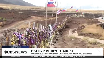 Lahaina residents return home after wildfires