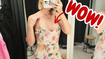 Try on Haul: See-through Clothes and Perfect Dress Try On In the Mall