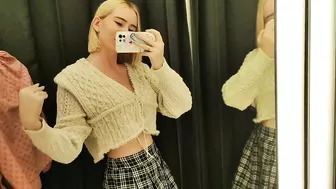 Try on Haul: See-through Clothes and Perfect Dress Try On In the Mall