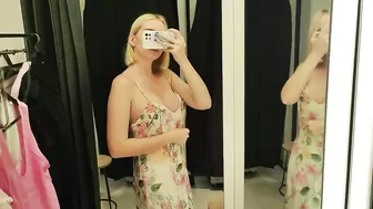 Try on Haul: See-through Clothes and Perfect Dress Try On In the Mall