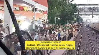 A remarkable compilation of inaugural run of the Bhubaneswar-Rourkela #VandeBharatExpress