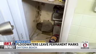 Floodwaters leave permanent marks on Daytona Beach home