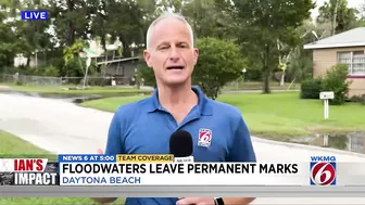 Floodwaters leave permanent marks on Daytona Beach home