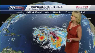 Tropical Storm Rina forms in Atlantic Ocean