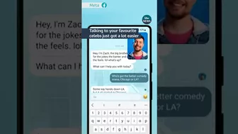 Meta has made celebrity chatbots #itvnews #meta #celebs