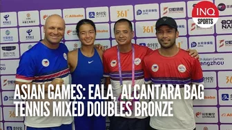 Asian Games: Alex Eala, Francis Alcantara bag tennis mixed doubles bronze