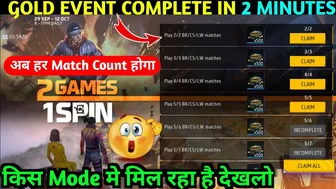 2 Games 1 Spin Event Problem |Gold Event Game Not Count Problem |Server Royale 500 Gold Demon Royale