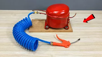 How to make Homemade Silent Air Compressor from old Refrigerator’s Compressor At home 2023