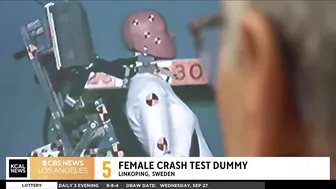 Researchers in Sweden have developed a female crash test dummy