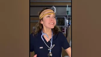 RIP IN THE GLOVE ???????? (paint) funny nurse tiktok vid