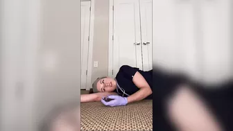 RIP IN THE GLOVE ???????? (paint) funny nurse tiktok vid