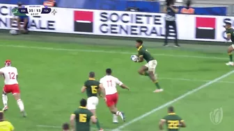 Springboks triumph in ten-try thriller | South Africa v Tonga | Rugby World Cup 2023 Highlights