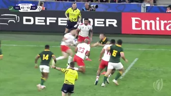 Springboks triumph in ten-try thriller | South Africa v Tonga | Rugby World Cup 2023 Highlights