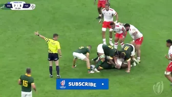 Springboks triumph in ten-try thriller | South Africa v Tonga | Rugby World Cup 2023 Highlights