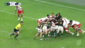 Springboks triumph in ten-try thriller | South Africa v Tonga | Rugby World Cup 2023 Highlights