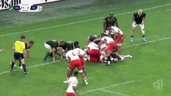 Springboks triumph in ten-try thriller | South Africa v Tonga | Rugby World Cup 2023 Highlights