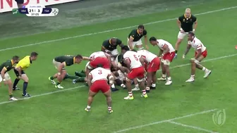 Springboks triumph in ten-try thriller | South Africa v Tonga | Rugby World Cup 2023 Highlights