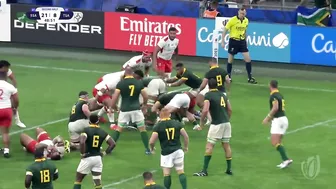 Springboks triumph in ten-try thriller | South Africa v Tonga | Rugby World Cup 2023 Highlights