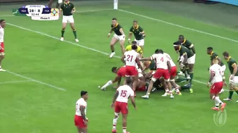 Springboks triumph in ten-try thriller | South Africa v Tonga | Rugby World Cup 2023 Highlights