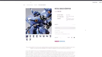 P-Bandai Tamashii Nations Metal Build Kampfer OFFICIAL