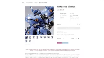 P-Bandai Tamashii Nations Metal Build Kampfer OFFICIAL