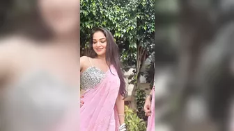 Actress & Model #Aswini_sri in pink saree ???????????????????? | Aswini sri photoshoot ???? ???? Video