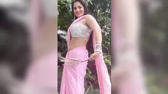 Actress & Model #Aswini_sri in pink saree ???????????????????? | Aswini sri photoshoot ???? ???? Video