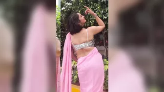 Actress & Model #Aswini_sri in pink saree ???????????????????? | Aswini sri photoshoot ???? ???? Video