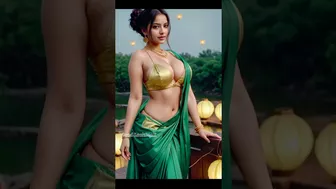 [4K] AI Art LookBooK Beautiful Indian Girl hot sexy Model #indian #lookbook #aivideo