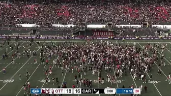 UOttawa with a 55-yard field goal chance to beat Carleton in the 54th Panda Game | CBC Sports