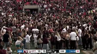 UOttawa with a 55-yard field goal chance to beat Carleton in the 54th Panda Game | CBC Sports