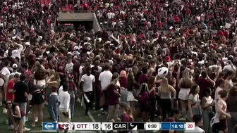 UOttawa with a 55-yard field goal chance to beat Carleton in the 54th Panda Game | CBC Sports