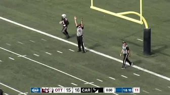 UOttawa with a 55-yard field goal chance to beat Carleton in the 54th Panda Game | CBC Sports