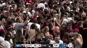 UOttawa with a 55-yard field goal chance to beat Carleton in the 54th Panda Game | CBC Sports