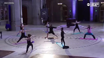 This iconic SF cathedral hosts weekly yoga sessions