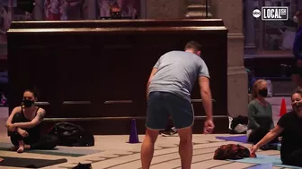 This iconic SF cathedral hosts weekly yoga sessions