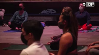 This iconic SF cathedral hosts weekly yoga sessions