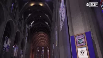 This iconic SF cathedral hosts weekly yoga sessions