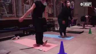 This iconic SF cathedral hosts weekly yoga sessions