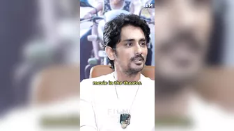 'CRYING in cinema is like going to Yoga...' ???? | Siddharth | #shorts